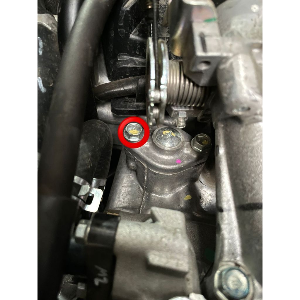 BAUT  DUDUKAN TENSIONER ( 1 BAUT ) MODEL 2 KUNCI BIG HEAD PCX VARIO BEAT SCOOPY GENIO DELUXE 110 125