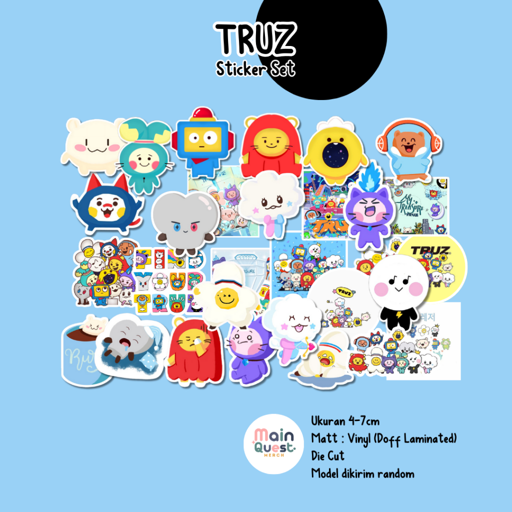 

Sticker Truz by Treasure | Sticker Aesthetic / Sticker Tumblr / Sticker Laptop / Sticker Anti Air / Sticker Vinyl / Sticker Die Cut / Sticker Kpop / Sticker Cute
