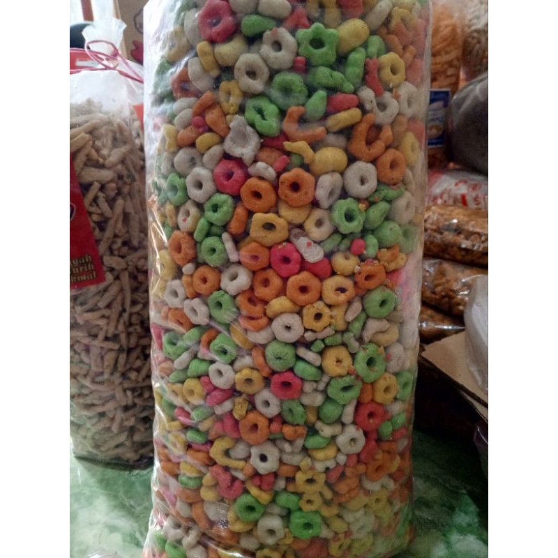 

KERUPUK SAKURA WARNA WARNI CAP JAGO 1KG 500GR 250GR