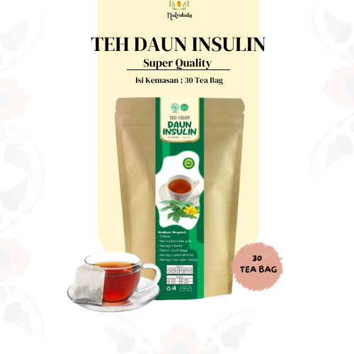 

Teh Daun Insulin Super Quality Isi Kemasan 30 Tea Bag