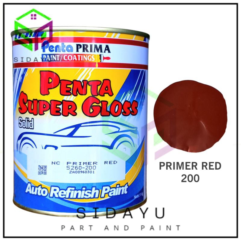 Cat Dasar Epoxy Primer Surfacer Red Penta Super Gloss 1KG