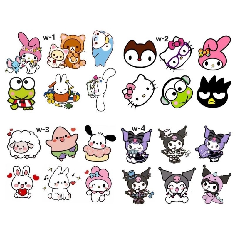 

edible stamp / edible picture / sticker makanan / sticker bento