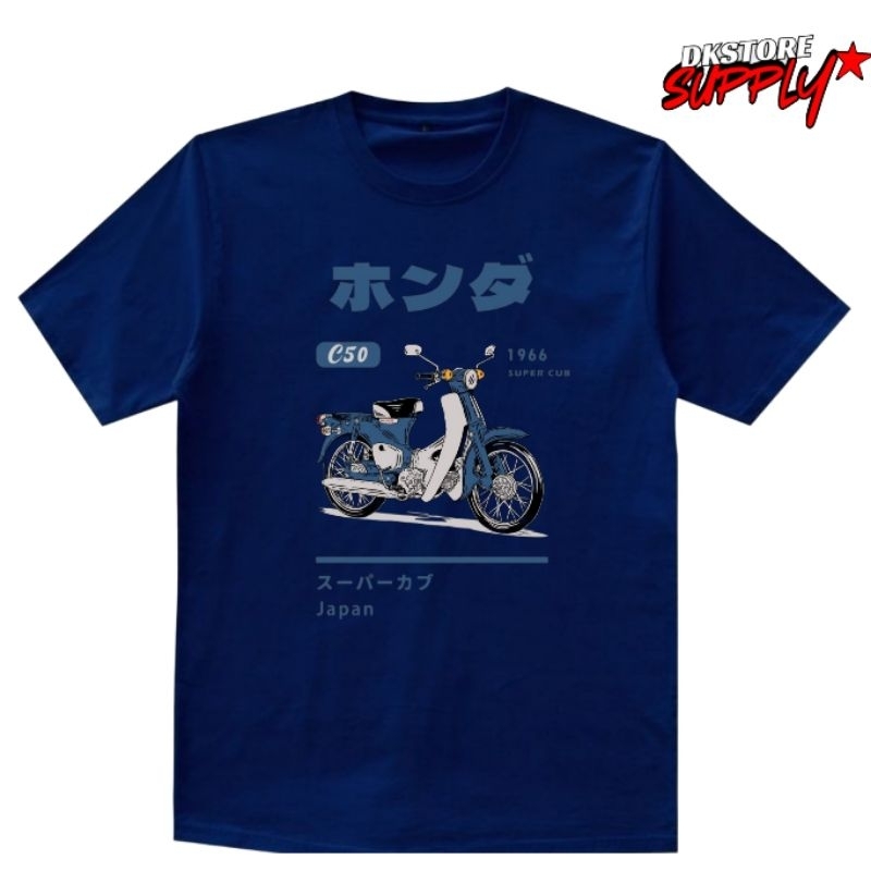DKSTORE - HONDA C50 CLASSIC MOTORCYCLE - BAJU honda C50 - KAOS HONDA C50