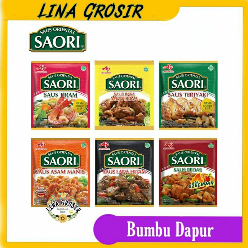 

Saori Saus Oriental 23ml Renceng All Varian @ 10pcs