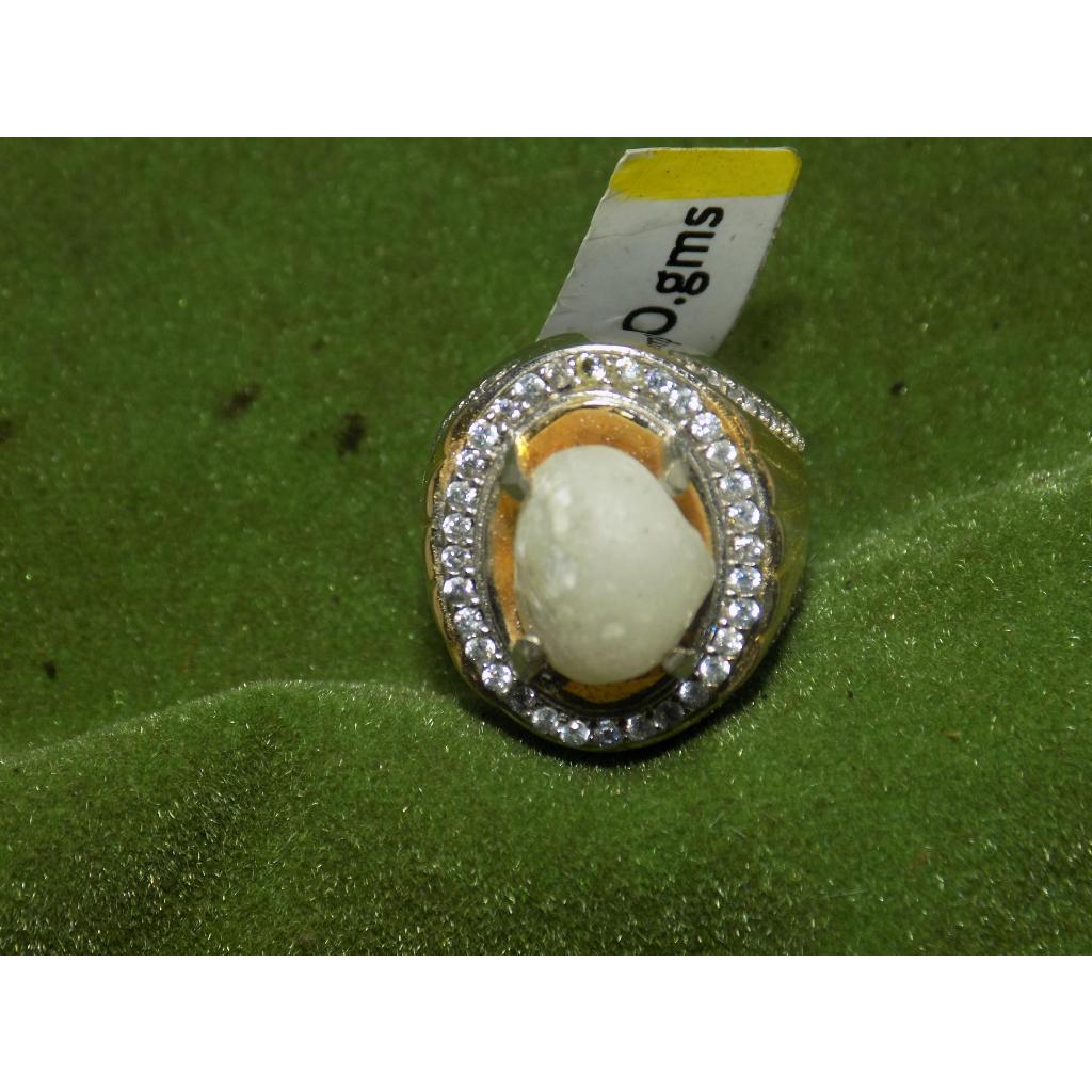 cincin fosil keong laut kul buntet kristal alami 3