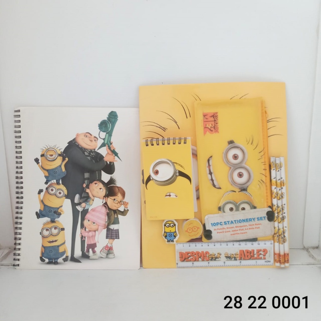 

Paket Alat Tulis Minions 10 Pcs Stationary Set