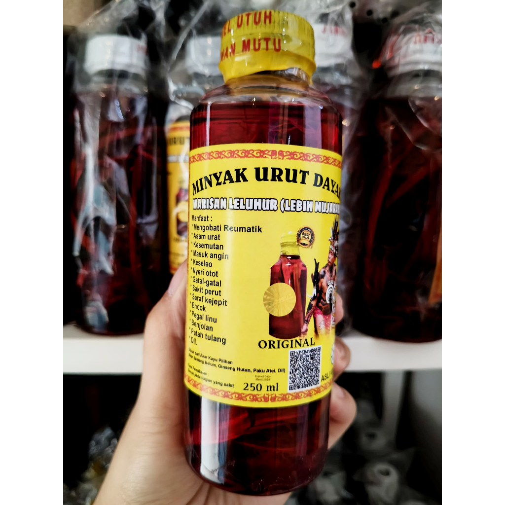 Minyak Dayak Ori Kalimantan Warisan Leluhur / Minyak Urut Ida Dayak