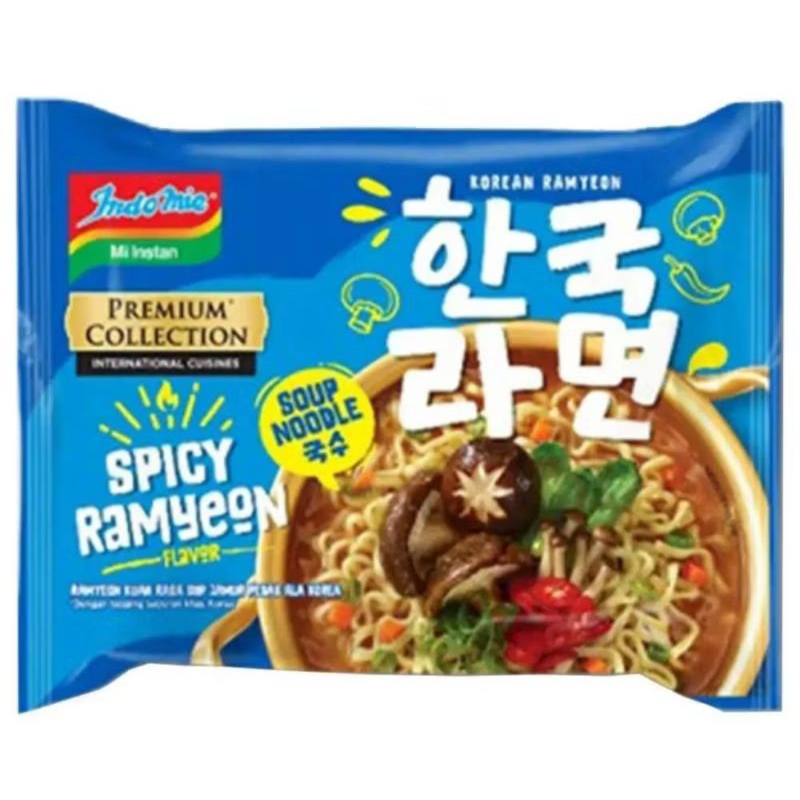 

Indomie Mie Instant Premium Korean Spicy Ramyeon 83G