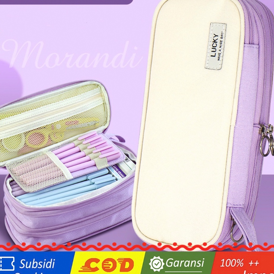 

Special TXS2 Korean Pen Pencil Case Super Tebal Tinggi Lucky Kotak T Pensil Box MKT