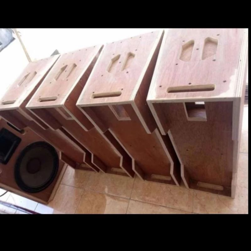 BOX SPEAKER 6 INCHI DAN 8 INCHI ARRAY DOUBLE TWEETER - 8 inchi