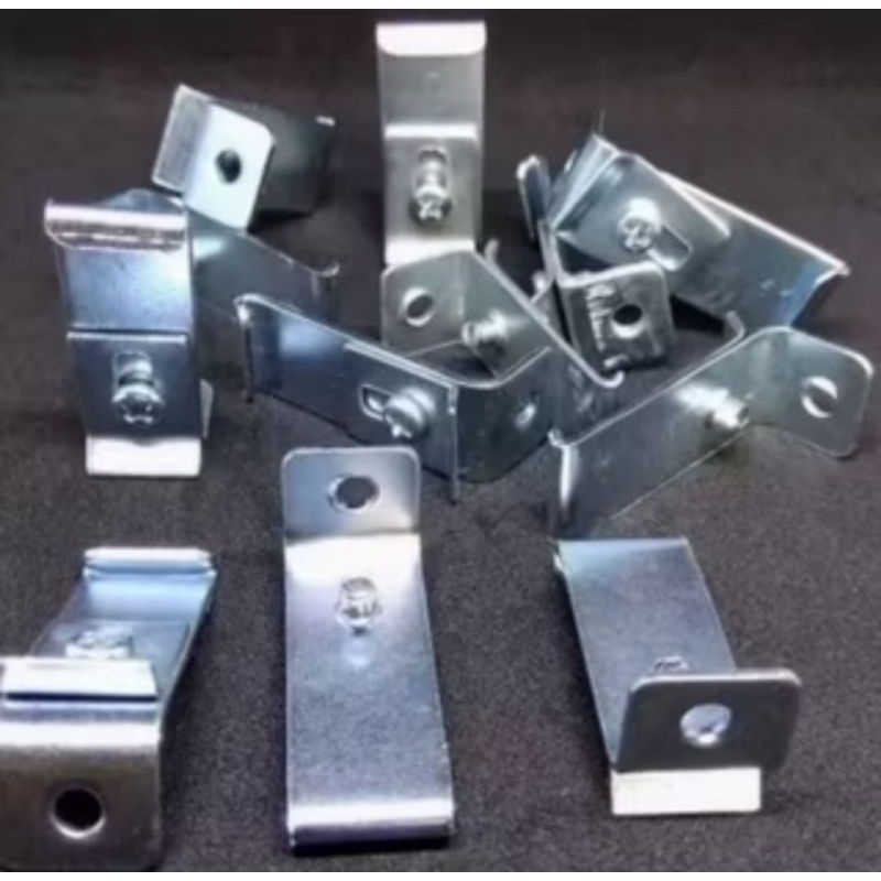 Bracket Kaki Besi TEBAL/Kaki Single Rel Kotak Gorden