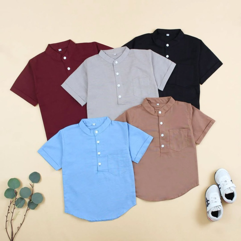 Kurta Harun - Kurta Linen Anak Laki-laki