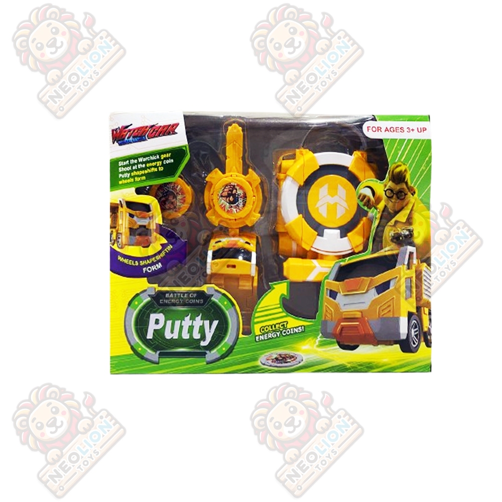 Mainan Anak Watch Car Power Battle Watchcar Maru Putty
