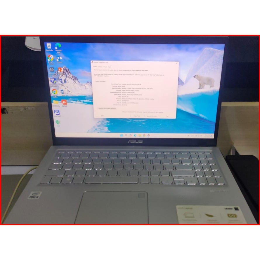 ASUS Laptop Intel Core I3-1005G1