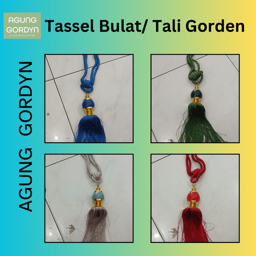 TASSEL MUTIARA/ TALI GORDEN / GORDEN KRISTAL / SIBORI KECIL / TALI IKATAN GORDEN / PENGIKAT GORDEN T