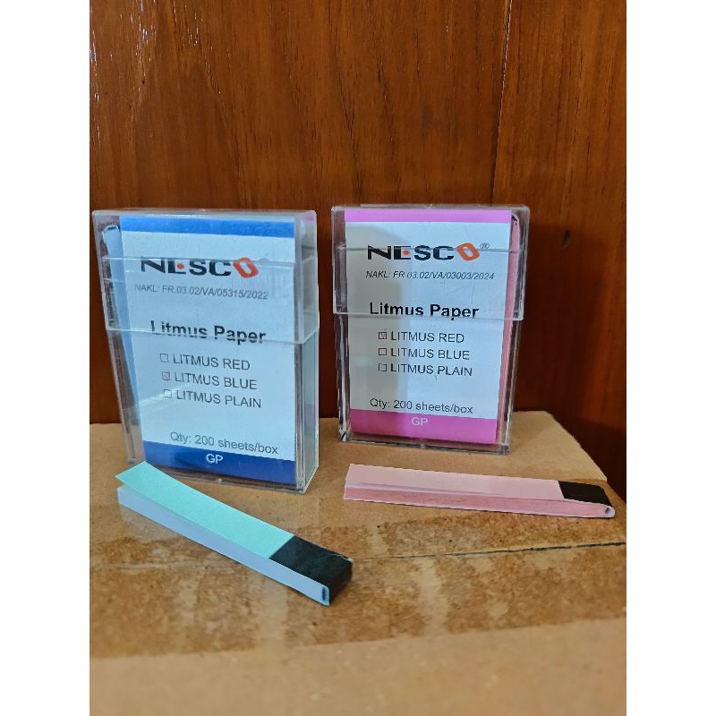 KERTAS LAKMUS NESCO/ LITMUS PAPER/ KERTAS PH ASAM BASA