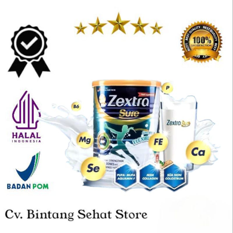 Zextra Sure Gold Susu Sendi Dan Tulang 1 Kaleng