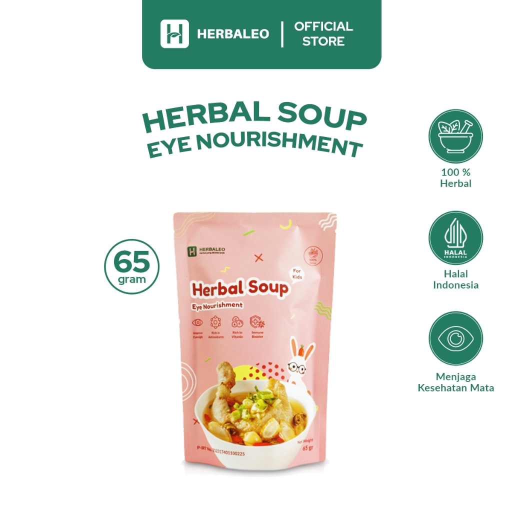 

Herbaleo Sup Kesehatan Mata Anak 65 GR 100% Herbal Eye Nourishment Kesehatan SPA-001