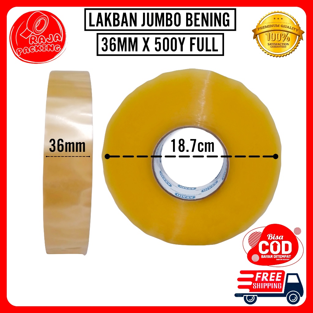 

LAKBAN BENING 500 YARD FULL X 36MM | LAKBAN JUMBO BENING 500 METER