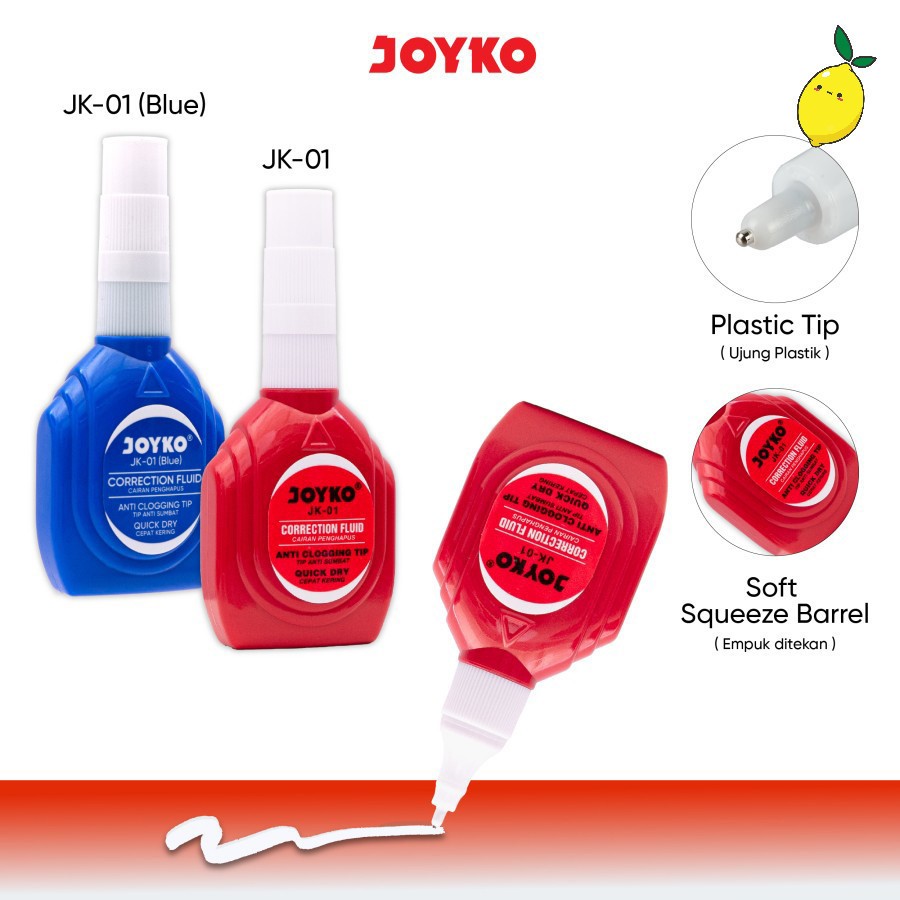 

Tipe x Joyko JK-01 / Tipe x Cair Joyko / Tip x Cair / Correction Fluid Joyko JK-01