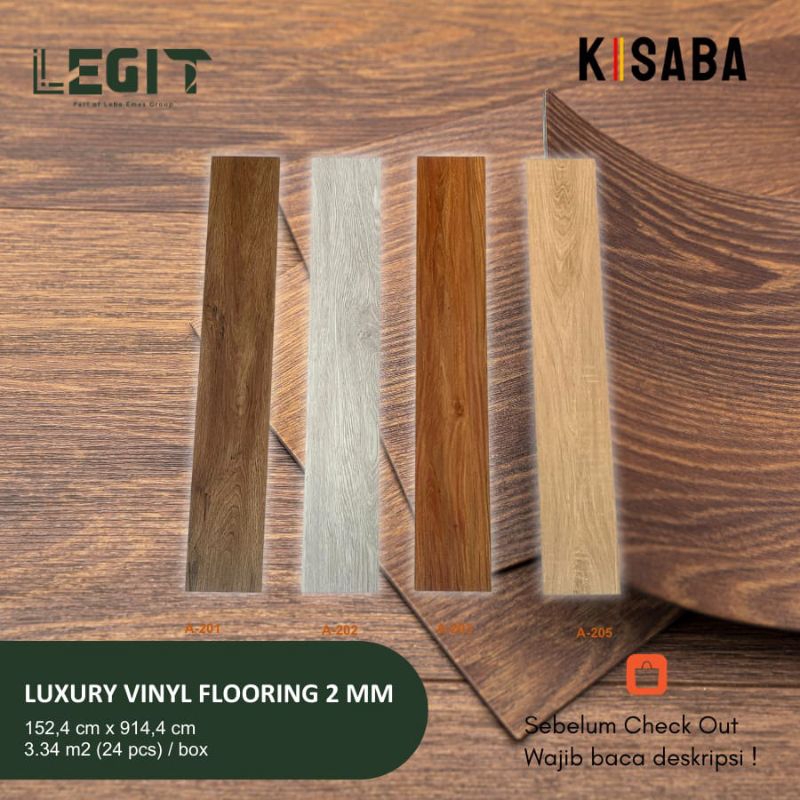 VINYL FLOORING LANTAI MURAH - KISABA