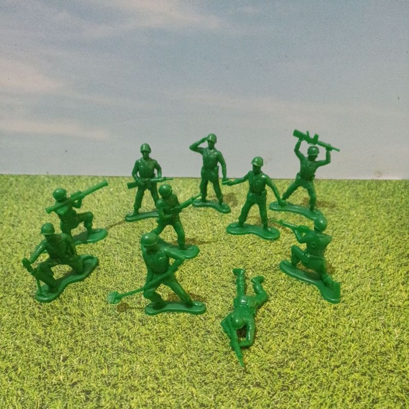 Disney Pixar Toy Story Thinkway Green Army Men Soldiers Figures Rare