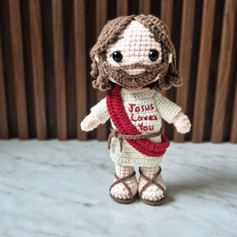 CUSTOM - Amigurumi Jesus | Boneka Tuhan Yesus