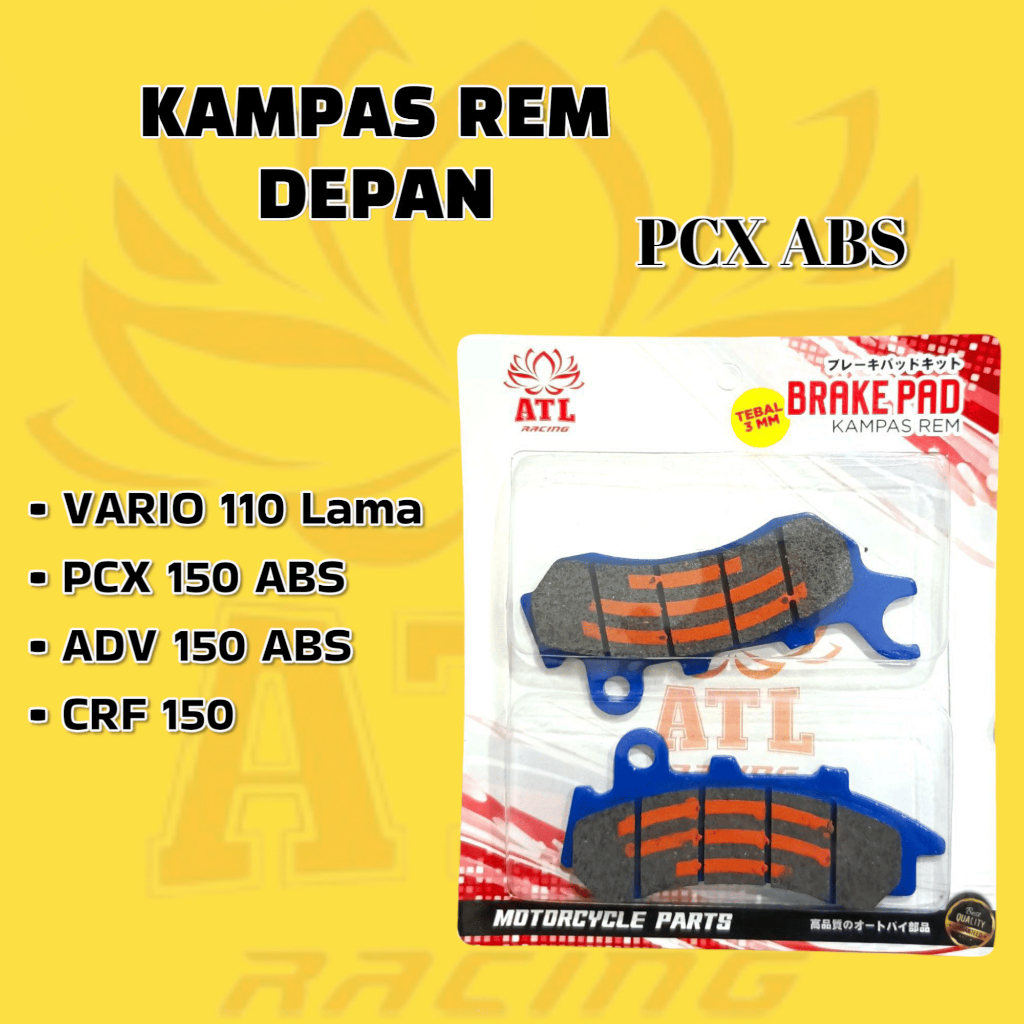 ATL racing KAMPAS REM PCX ABS 150/160 ADV ABS 150/160 Dispad pcx abs adv abs premium