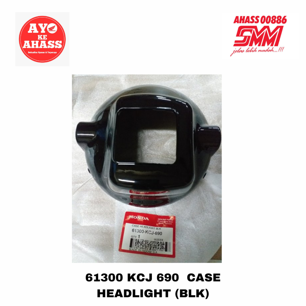 CASE HEADLIGHT (BLK) 61300 KCJ 690 HONDA TIGER