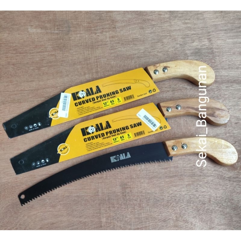 Gergaji Dahan merek KOALA gergaji lengkung gergaji pruning saw 12"