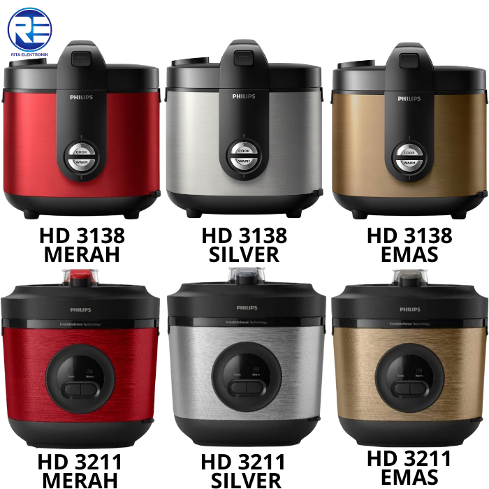 Magic Com 2 Liter Philips HD 3138
