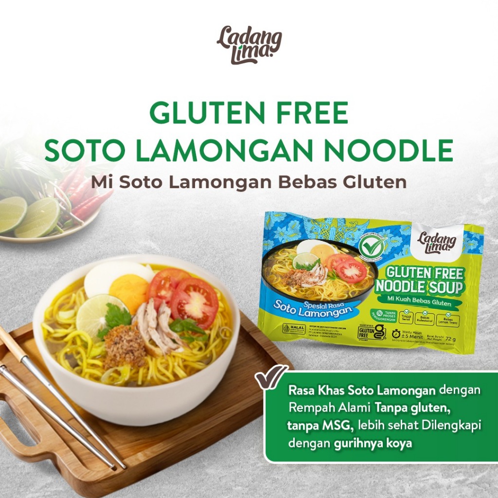 

Mie Soto Lamongan Gluten Free - Ladang Lima