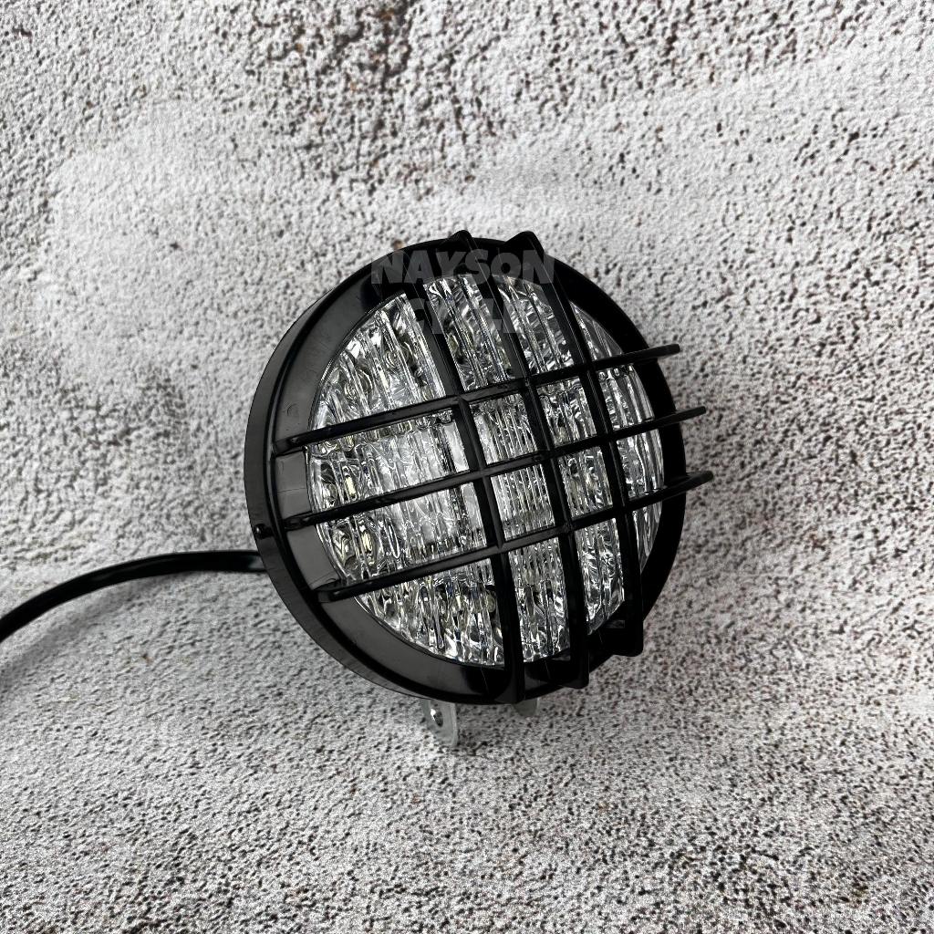 Headlamp Grill Lampu Depan Custom Motor Japstyle Caferacer Tracker SKU 12800