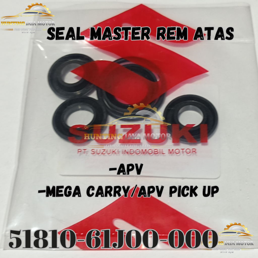 SEAL KIT MASTER REM KARET CENTRAL REM ATAS APV MEGA CARRY