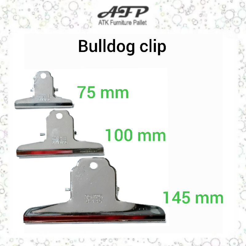 

Bulldog Clip 145 100 75 mm 6 4 3 inch Penjepit Kertas