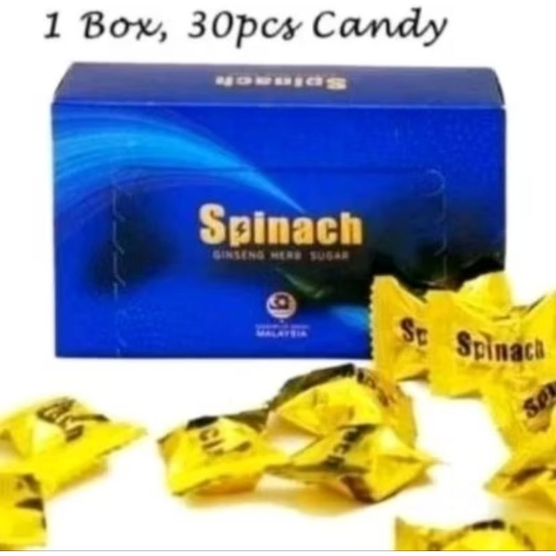 

Spinach Candy Original 100% Asli 30 Pcs