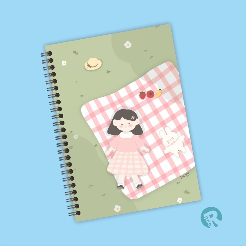 

Ringbook Softcover A5 Buku Catatan Garis/Polos CUTE GIRL PART1