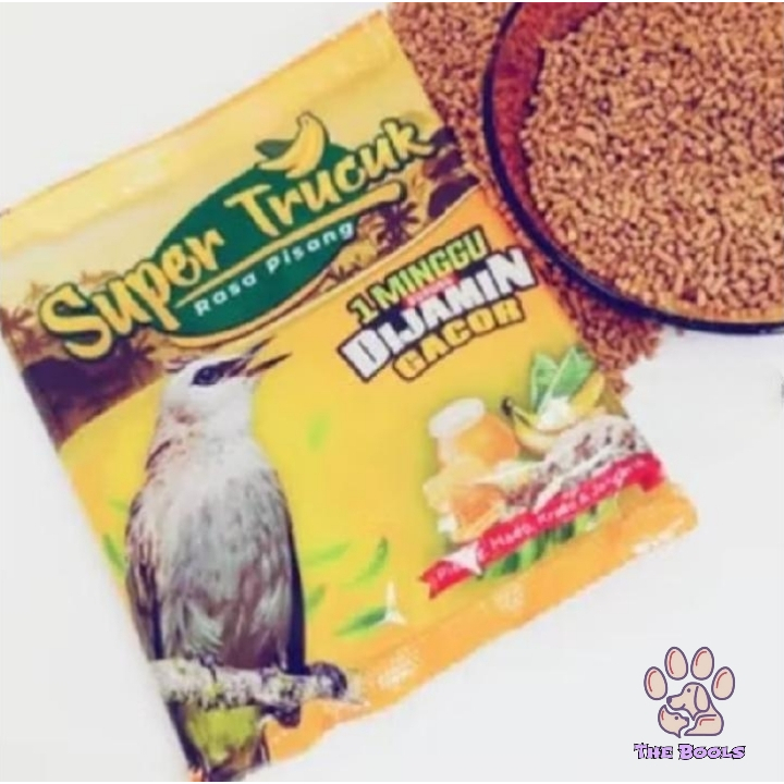 (The Bool's) SUPER TRUCUK - Makanan Pakan Voer Burung Rasa Pisang Trucukan UNTUK BURUNG PEMAKAN BUAH