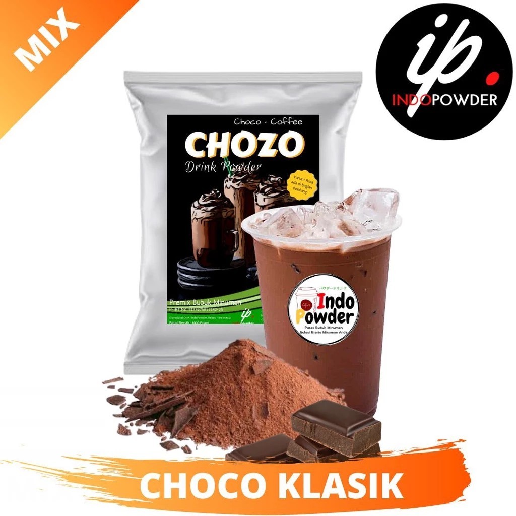 

INDOPOWDER | BUBUK MINUMAN COKLAT RASA CHOCO KLASIK 1Kg | BUBUK MINUMAN Coklat Rasa CHOCO KLASIK | CHOCO KLASIK Powder 1Kg
