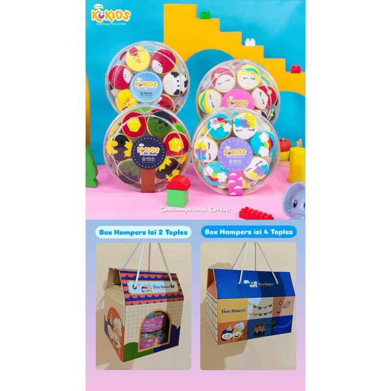 

Hampers Lebaran Angpao Anak Kukids Cookies Character by INA COOKIES (PROMO)