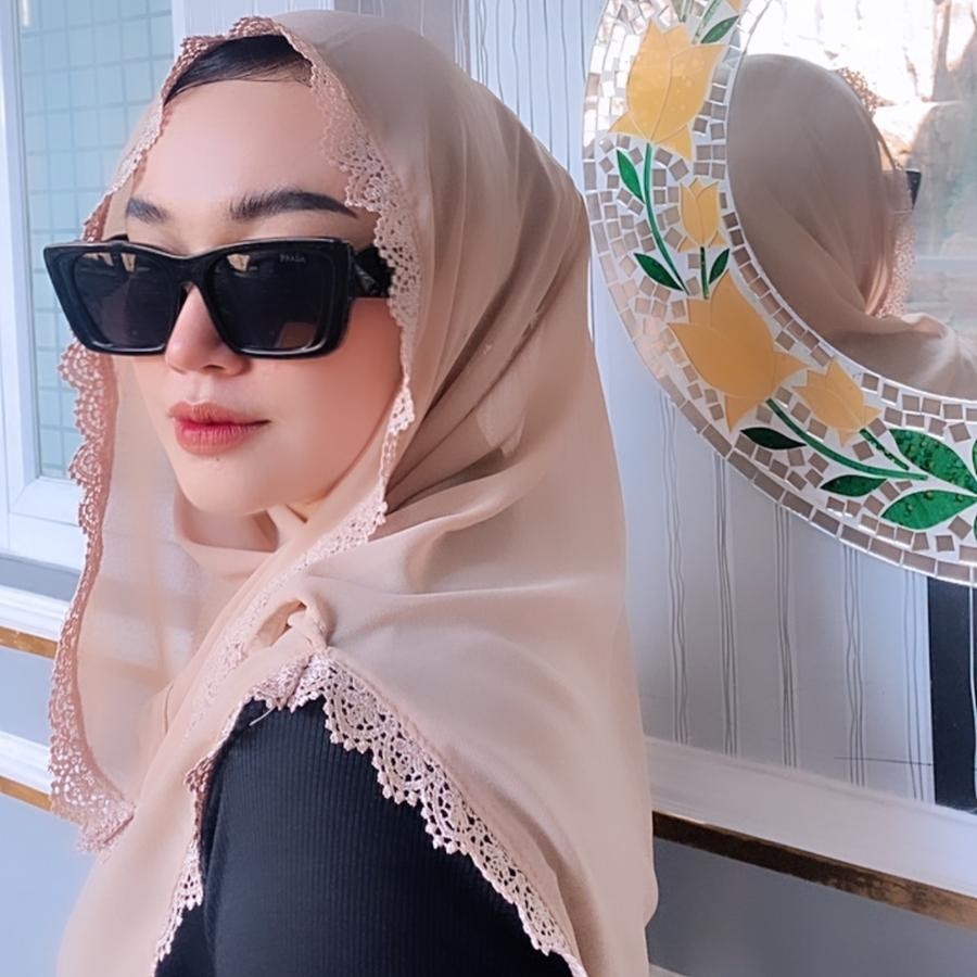 hijab instant renda ayu yeni wahid ceruty super premium