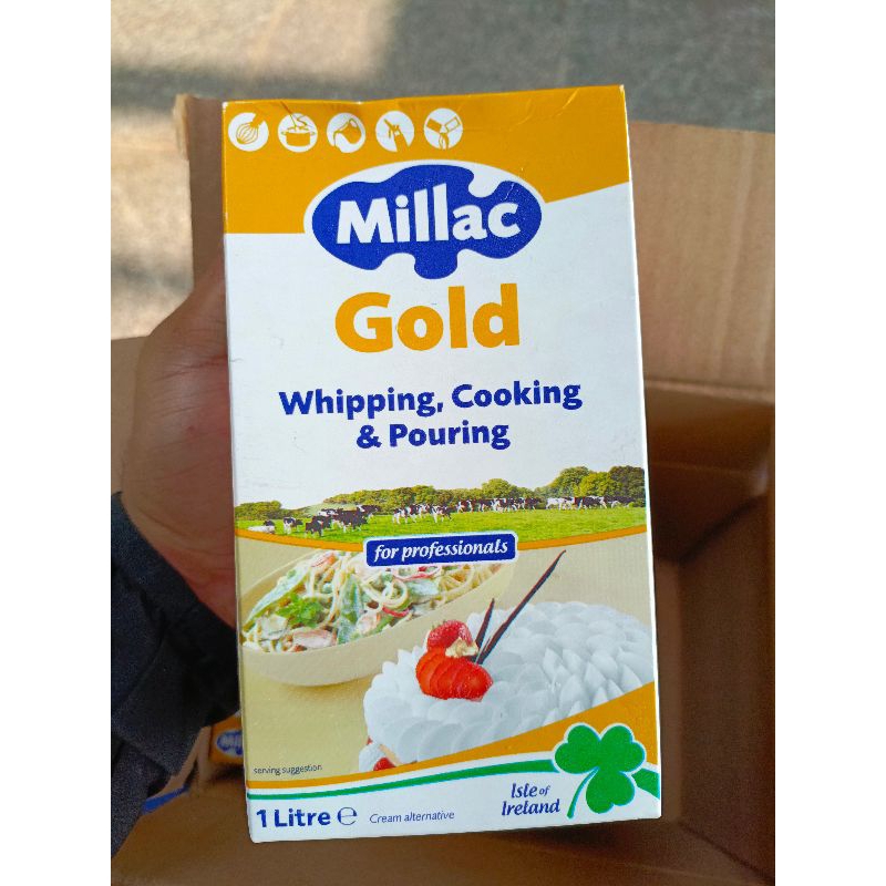 

Millac Gold Whipping, Cooking, and Pouring Cream 1 Liter