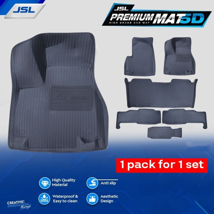 All New Rush Terios Karpet Mobil 5D JSL Mat Model Diamond