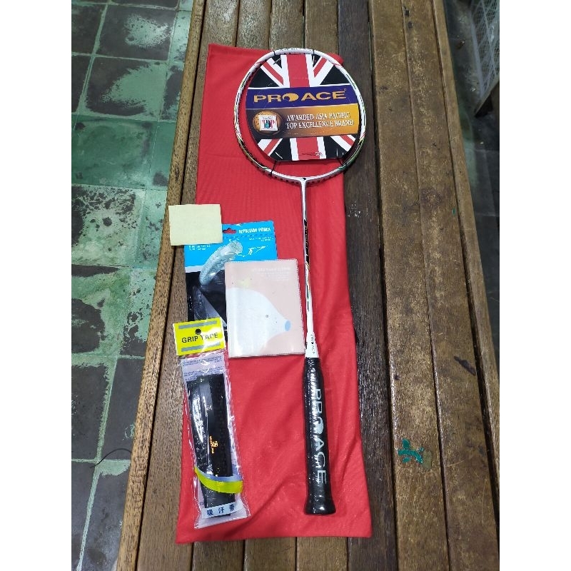 Raket Badminton Pro Ace Sniper 1 ORG Design Original Full Set