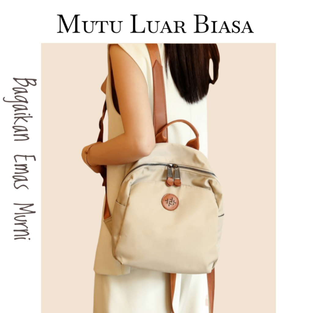 Tas ransel wanita anti air backpack laptop tas sekolah wanita