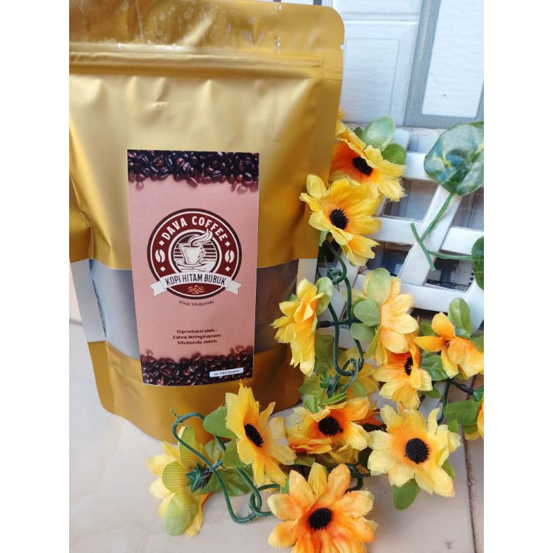 

Dava coffee kopi hitam bubuk khas Situbondo