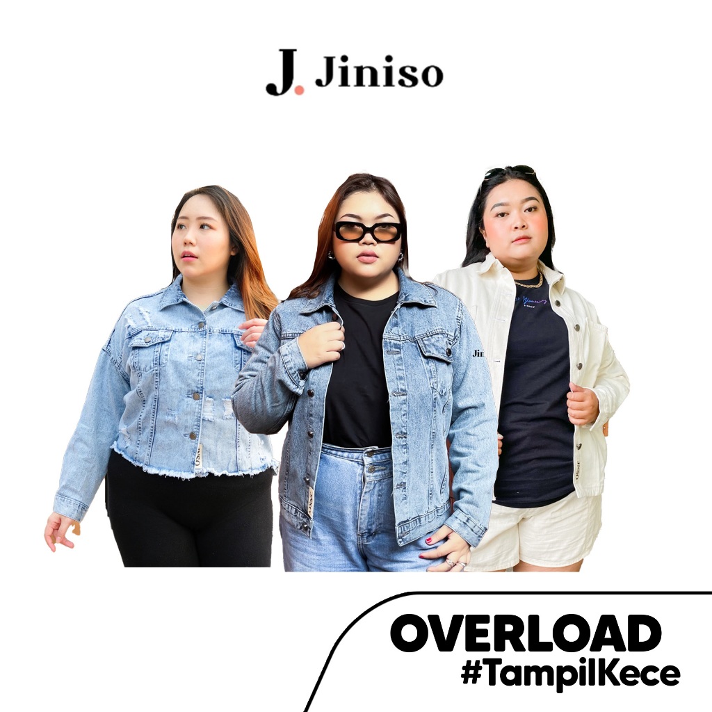 JINISO - Big Size Oversize Jaket Jeans
