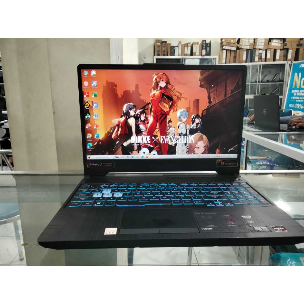 Laptop Murah Asus TUF Gaming A15 FA506IEB Ryzen 7 Ram 16gb SSD 512gb RTX 3050 4gb 15,6" FHD Aura RGB