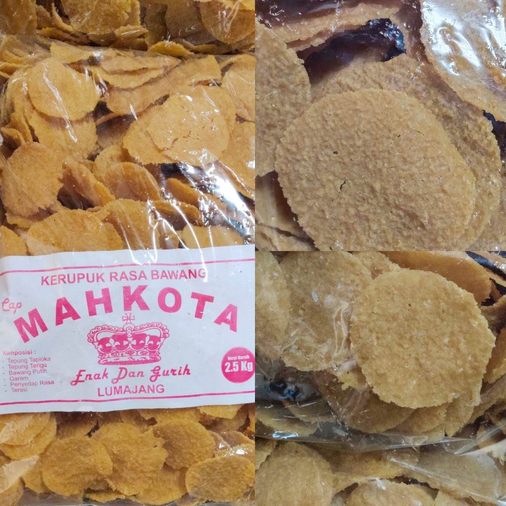 

[ 2,5 KG ] Kerupuk PULI BERAS / PULI NASI Mentah cap Mahkota