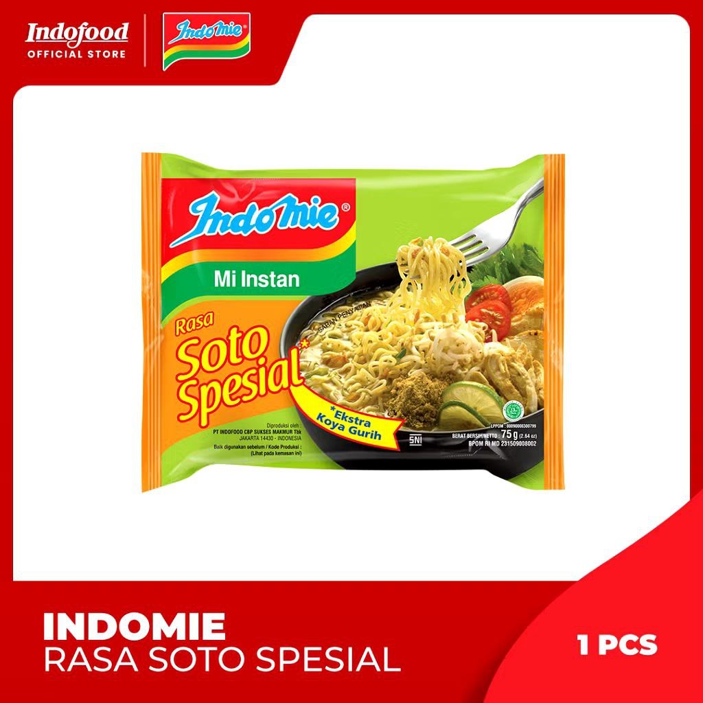 

Indomie Soto Spesial Indomie kuah rasa soto special